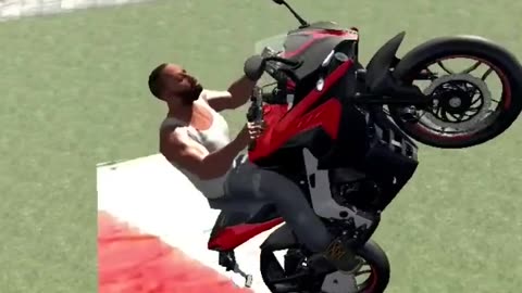 Indian bikes driving 3D game me batman ki jump viral short