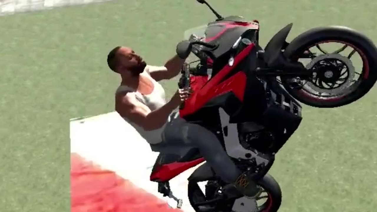 Indian bikes driving 3D game me batman ki jump viral short