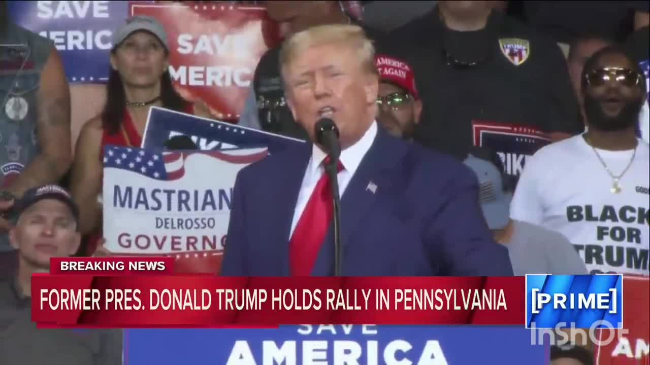 Trump's Pennsylvania rally // Biden get blasted by trump