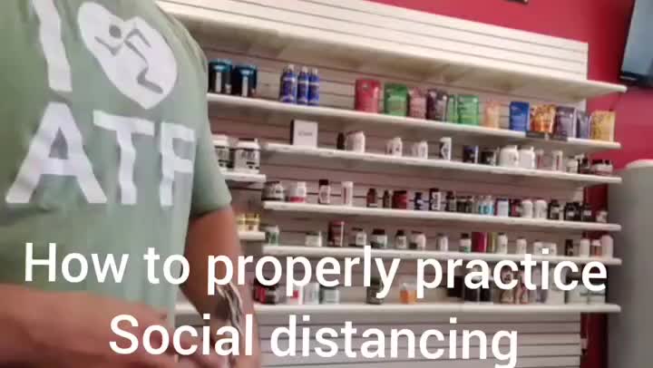 How to properly social distance