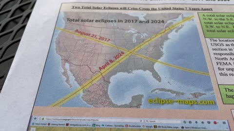 Solar eclipse from 2017 & 2024