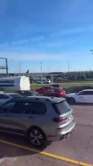 A protest in support of Palestine has caused a traffic jam on the way to O'Hare airport.