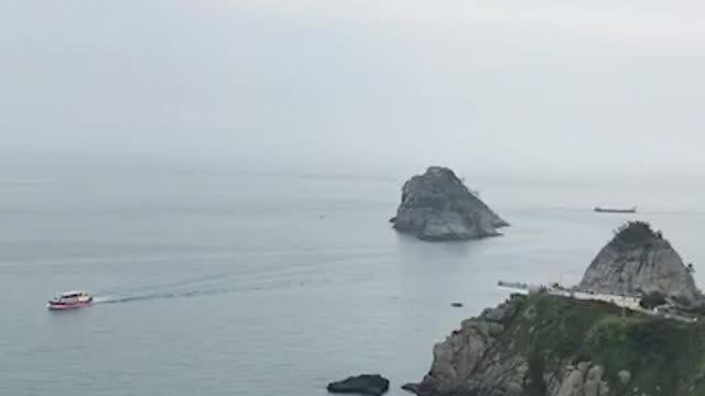 Oryukdo, a hidden attraction in Busan(Korea)