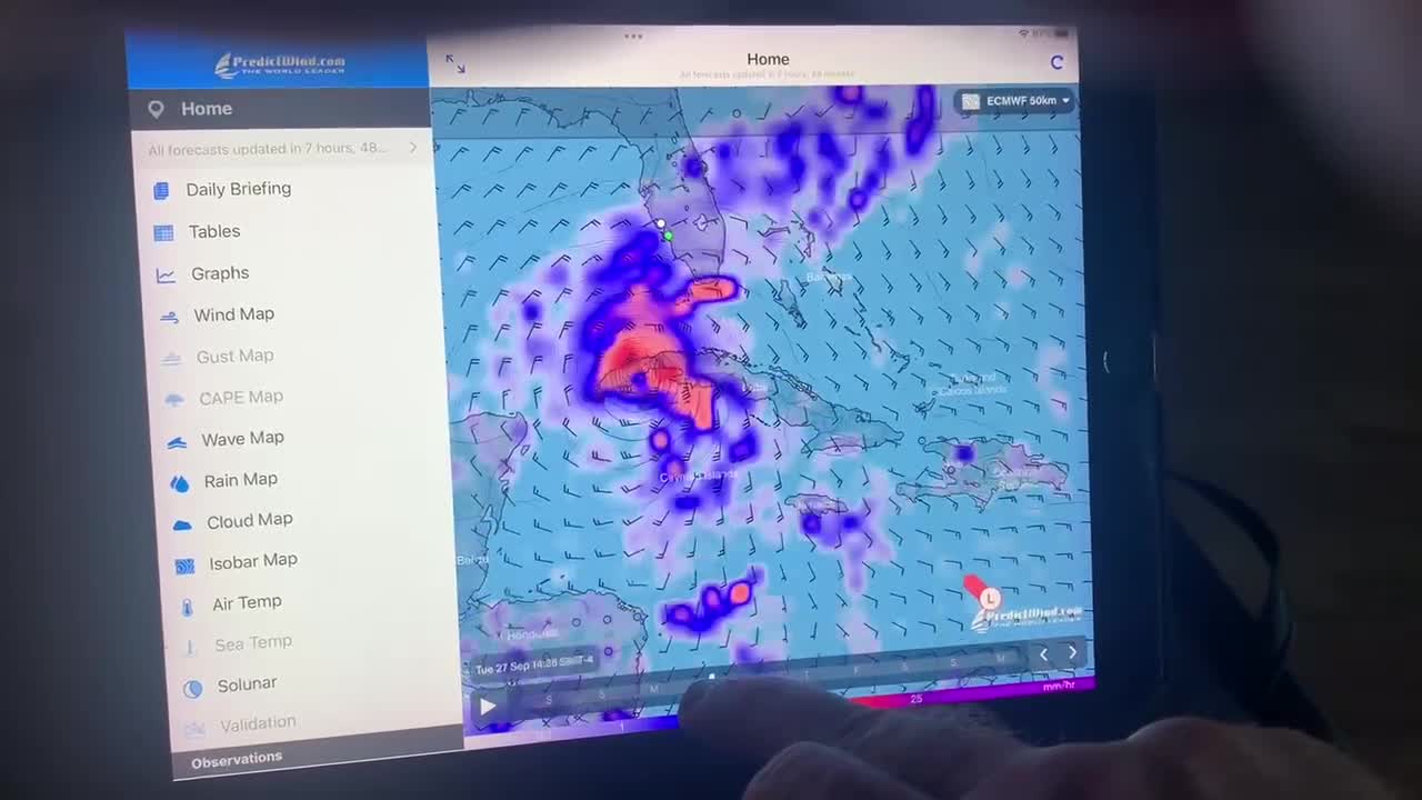 Let’s test the NOAA vs sailing wind models and actual gauges
