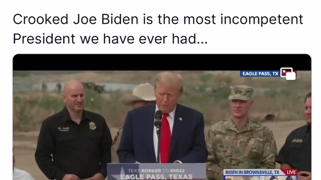 💥 Trump Truth - Crooked Joe Biden is the most incompetent President we have ever had...