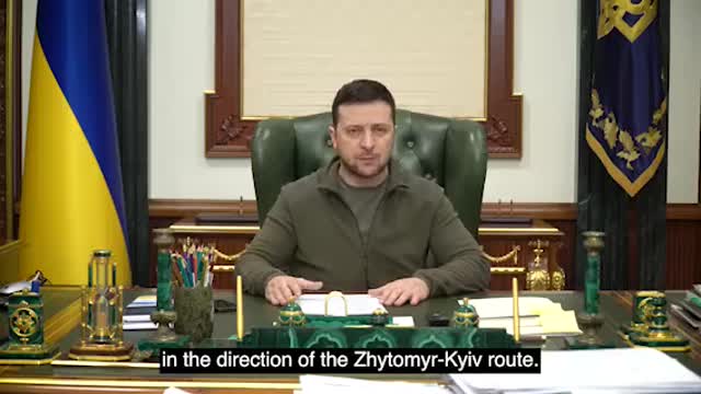 Video: "I am neither hiding nor afraid", Ukraine's President Volodymyr Zelensky again showed courage