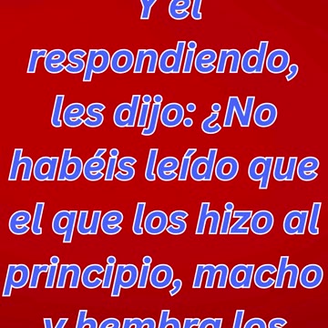 "La Institución Divina del Matrimonio" Mateo 19:4,5#shorts #youtubeshorts #ytshorts #shortvideo #yt