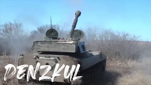 Ukraine War - The artillery of the LPR army