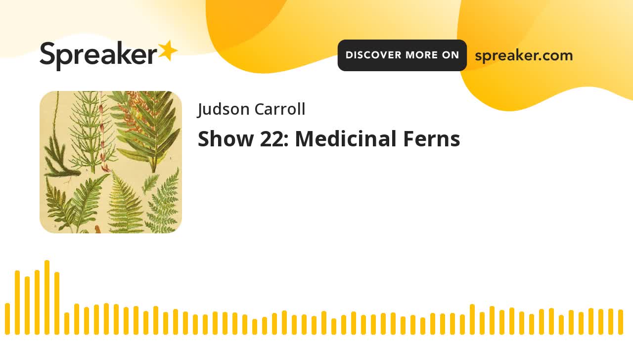 Show 22: Medicinal Ferns (part 1 of 3)