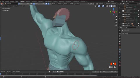 Blender Escultura He-man 13