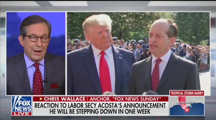 Chris Wallace questions Acosta resignation