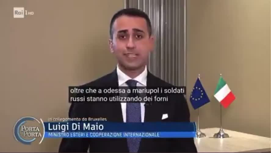 Di Maio: "A Mariupol i soldati russi stanno utilizzando dei forni crematori ...