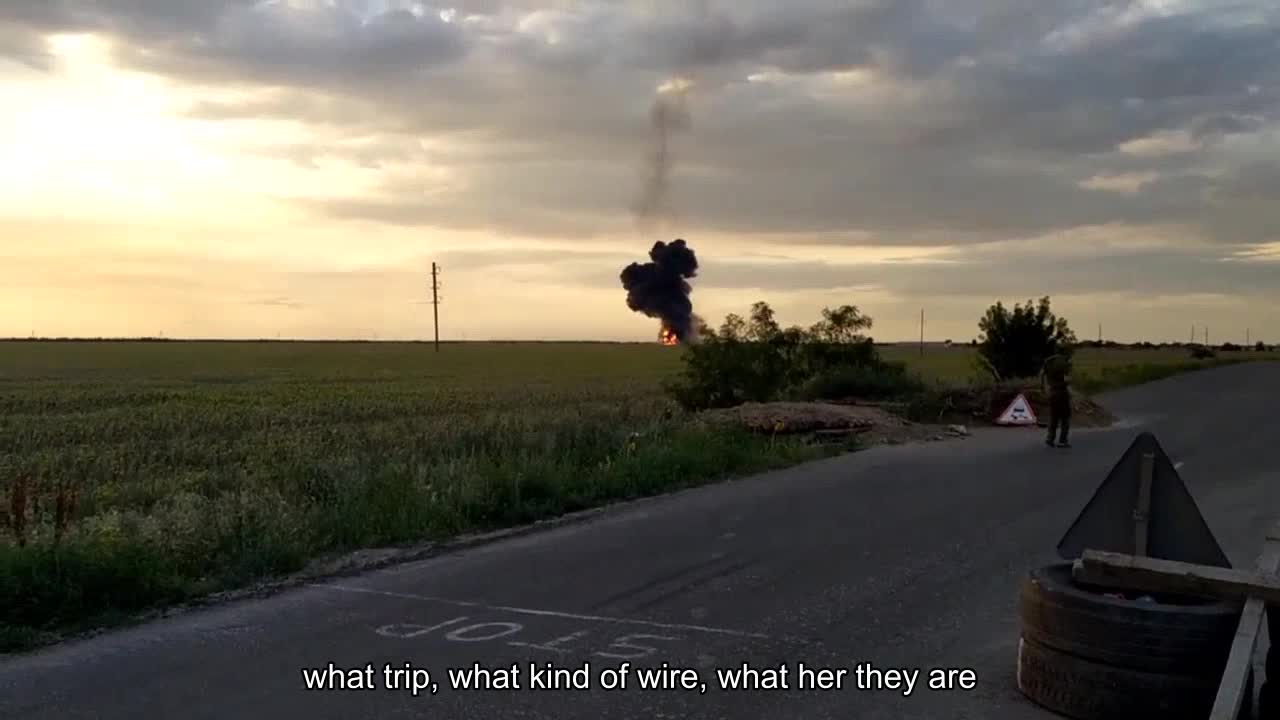 You can imagine how the handsome fell, shot down!: the fall of the downed plane of the Russian occu