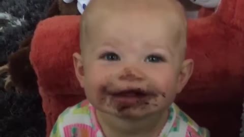 Babies love chocolate | | Funniest Baby | Funny Babies Videos Compilation