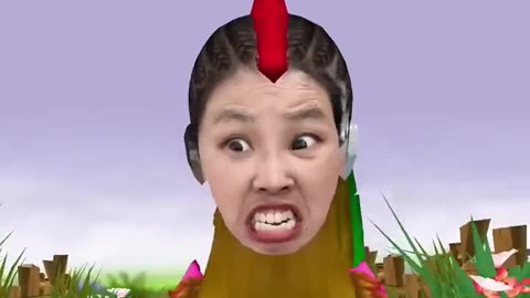 Crazy human chicken