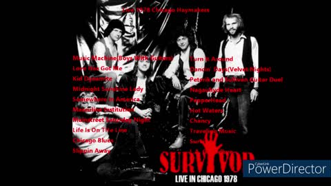 Survivor Live Chicago Haymakers 1978