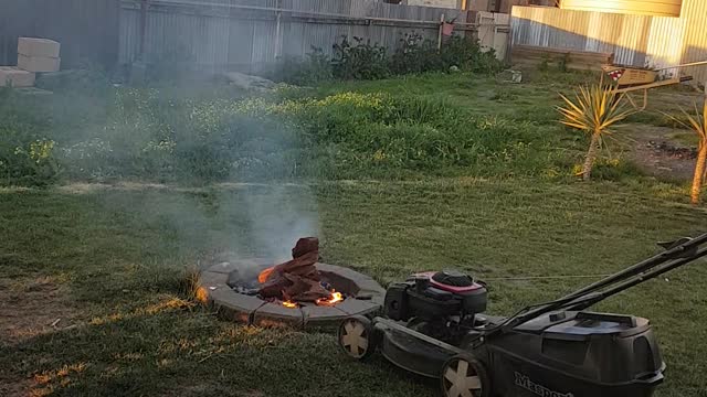 Lawnmower Fire Starter