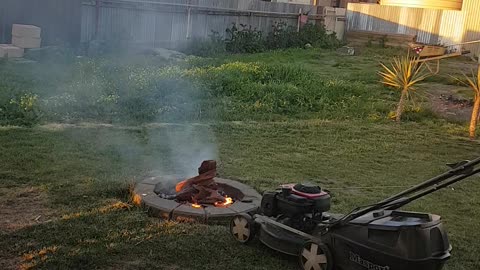 Lawnmower Fire Starter