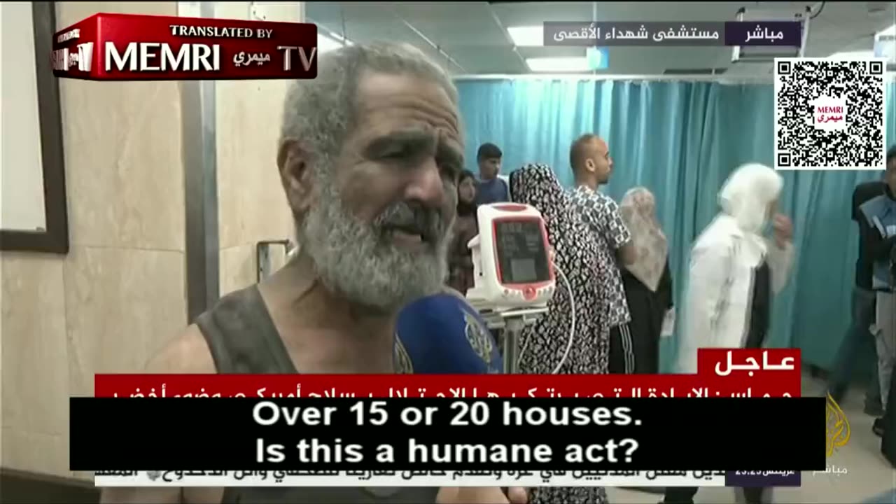 Al-Jazeera Stops Interview After Palestinian Man Slams Hamas For Hiding Behind Civilians