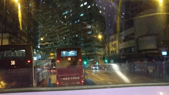 Hongkong road view Bus#112_4_13_from North Point to Mongkok_20210212