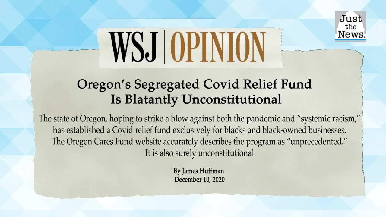 Oregon wants to deny $62 million in COVID relief to residents who aren't black, sparking a lawsuit