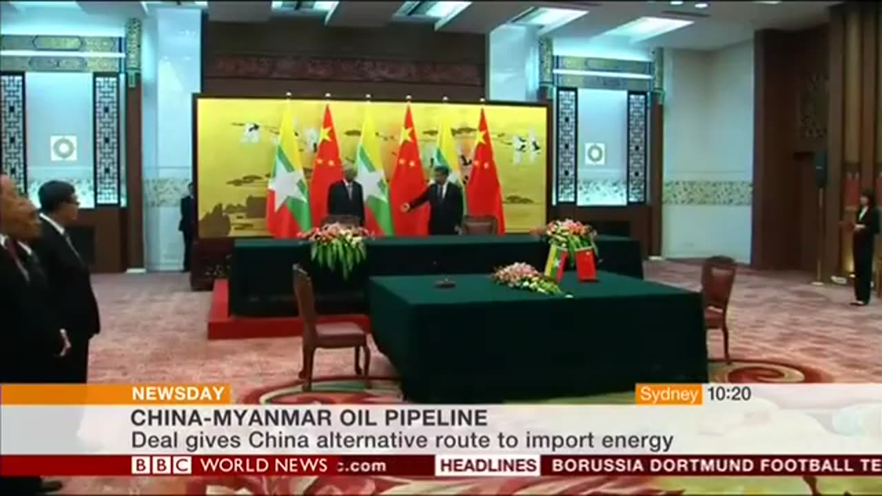 BBC World News – The China-Myanmar oil pipeline and the Belt and Road Initiative