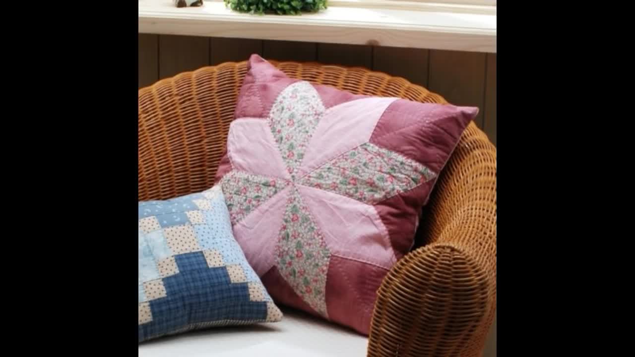 112 Super Pillow Craft Ideas with Fabric Patchwork