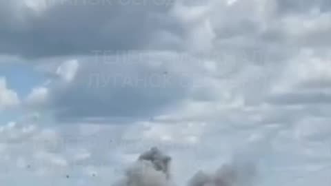 Kaboom in occupied Luhansk