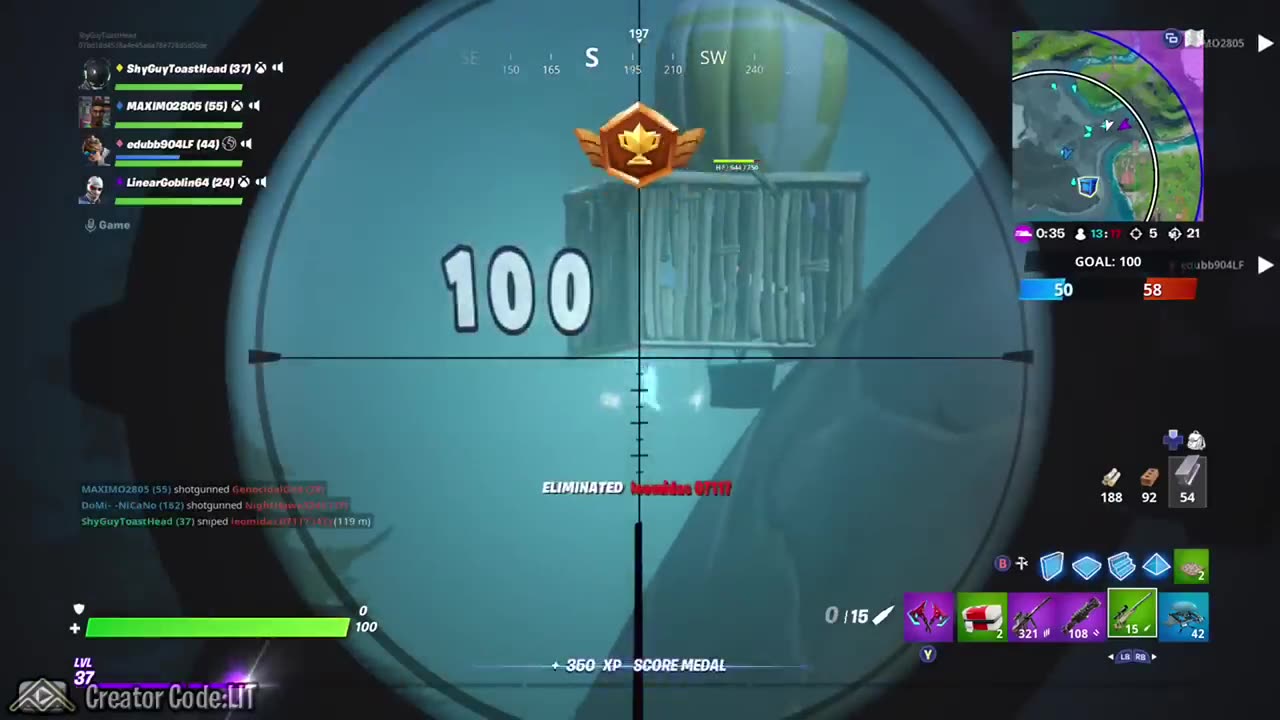 10 minutes of the LUCKIEST plays I've ever seen in Fortnite