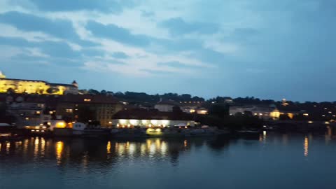 People on a leisurely bridge