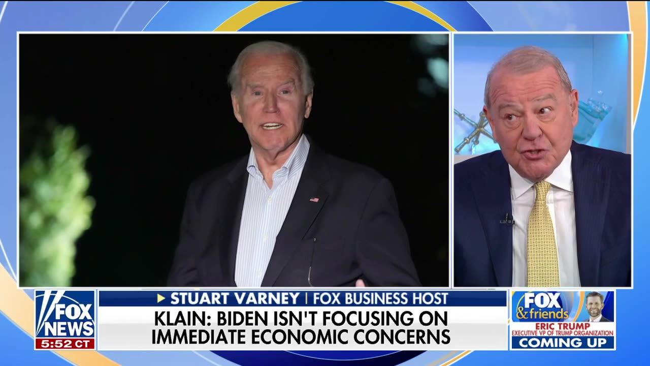 Stuart Varney: Biden can't run on issues, so he's portraying Trump as a 'tyrant'