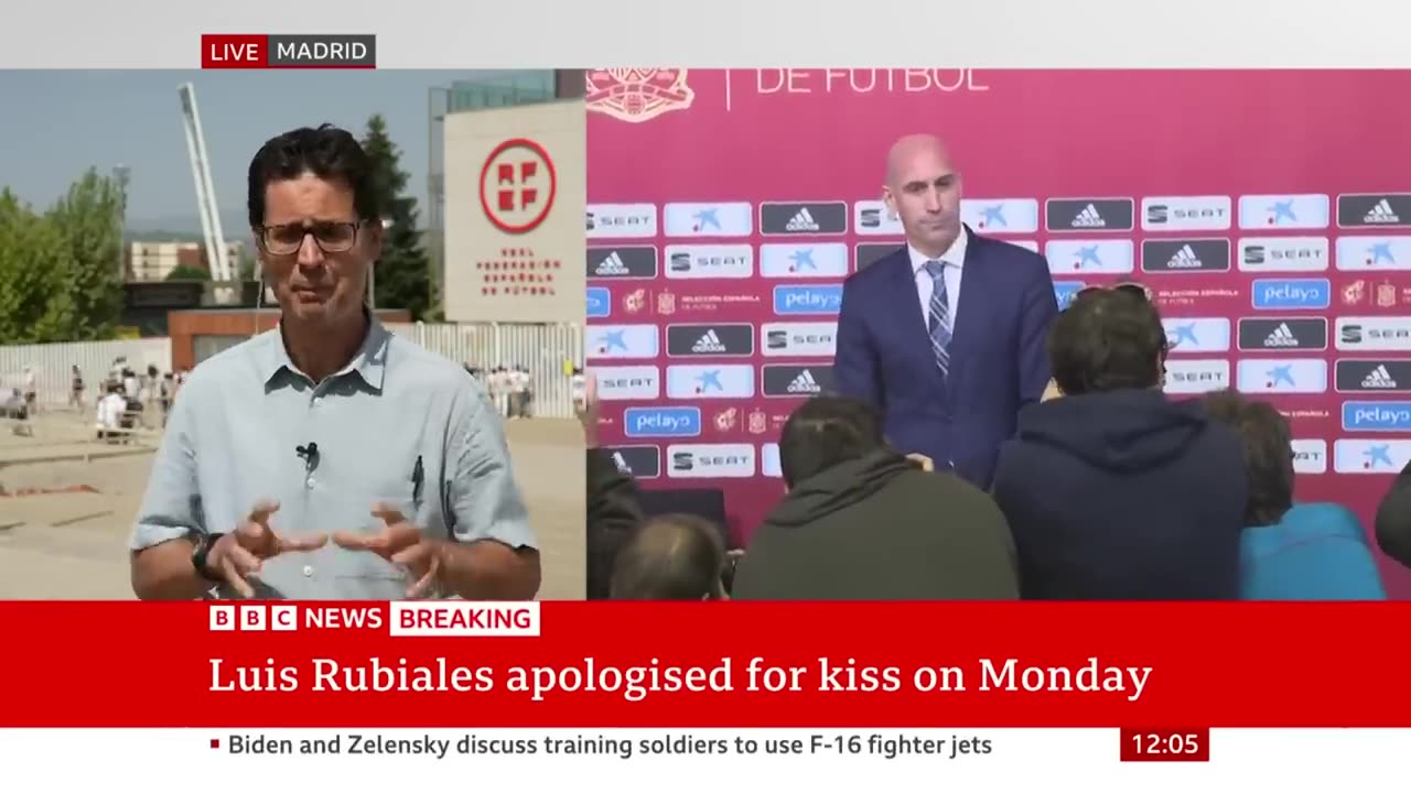 Luis Rubiales_ Spanish football boss refuses to quit after Women's World Cup kiss