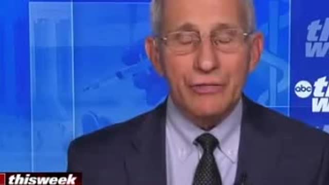 Is there point where we won't have to wear masks on airplanes?" Fauci: "I don't think so"