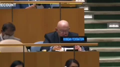 Bravo Russian Ambassador to UN. Many countries knew that, none dares to say it officially