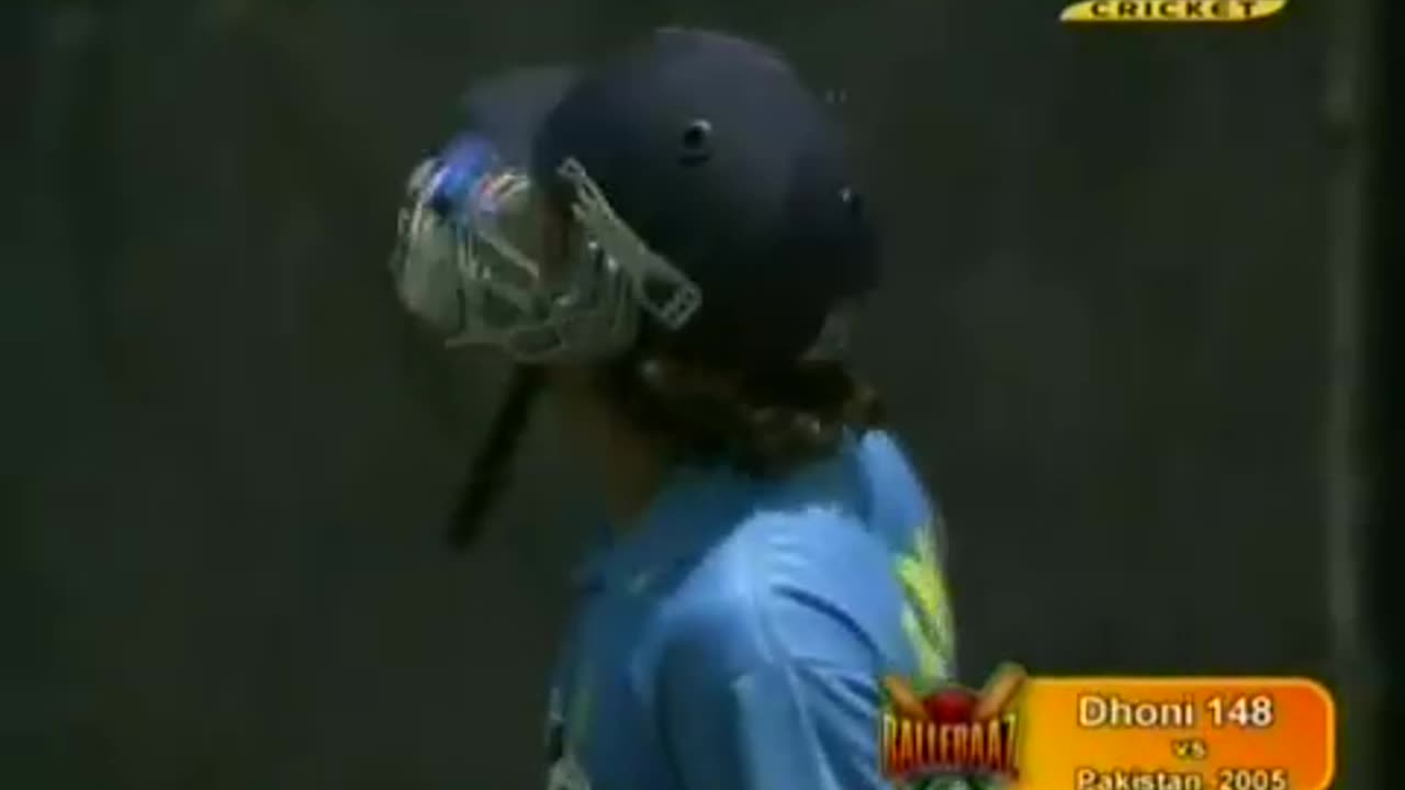 Dhoni 148(123) 1st International ODI India vs Pakistan 2005