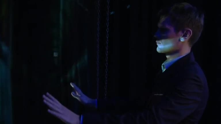 Layers of mist create mid-air touch screen