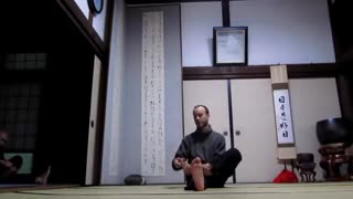 ZEN TAISO: Taiso instruction -- morning exercise routine in a zen temple