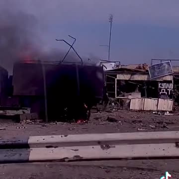 Terrifying footage of the destroyed column of the Armed Forces of Ukraine in the Kherson region