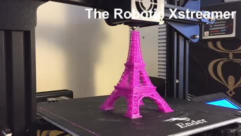 Satisfying 3D Printing time-lapse of the Eiffel Tower