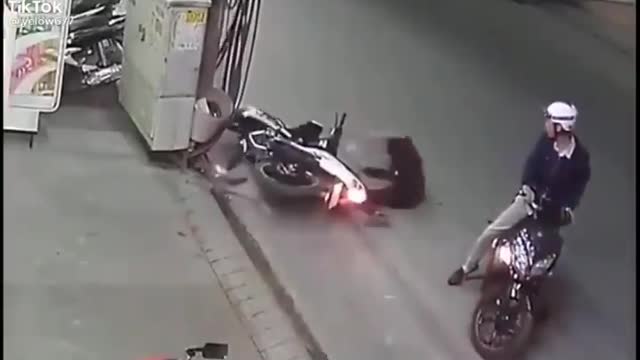 Accident . Rider