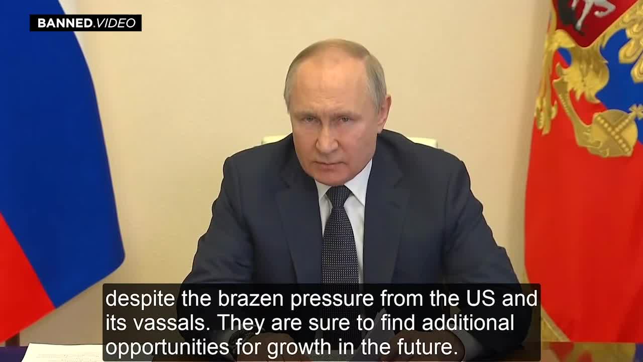 Full Putin Speech: Says Western Elites Are Responsible For Inflation and Supply Chain Shortages.