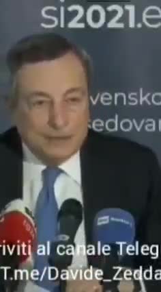 MARIO DRAGHI, SEGUIAMO LE DIRETTIVE DI BRUXELLES