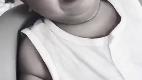 Baby crying from the heart