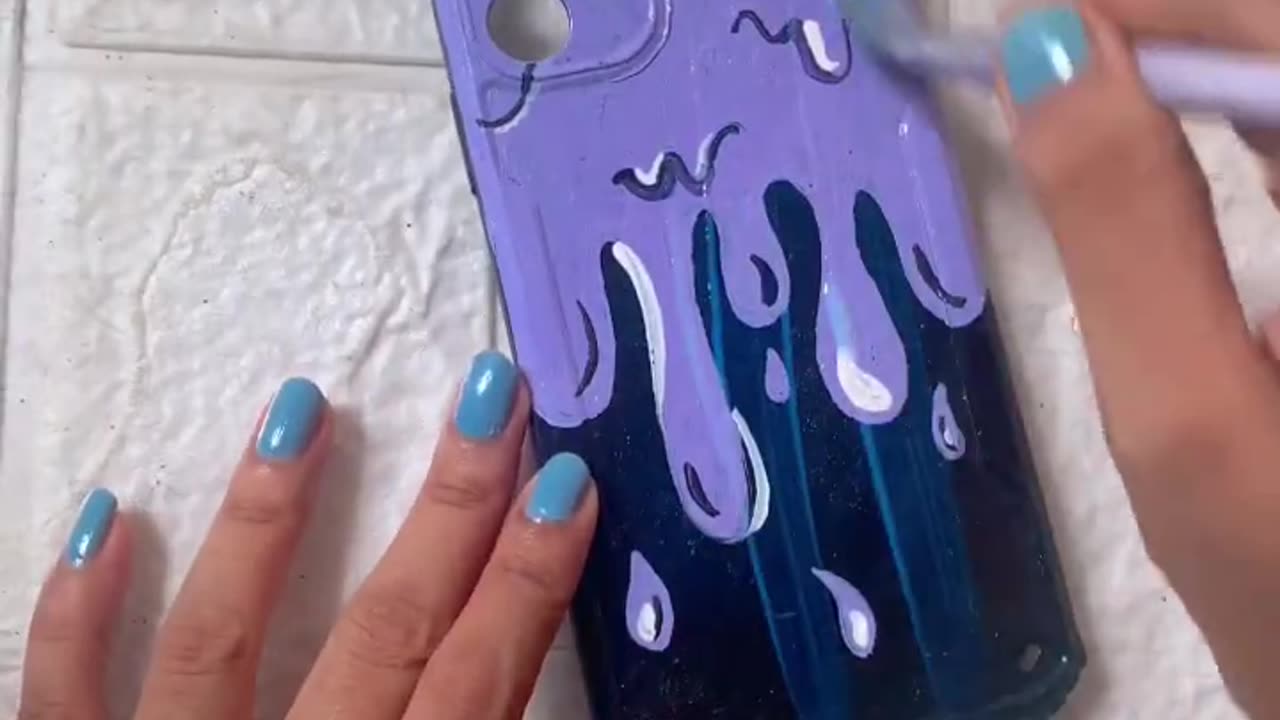 Painting on phone cover