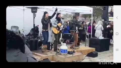 Worldwide Freedom Rally London Ont. - Support Our Truckers Convoy #SaveOurChildren #NoVaxxPass #Nominated EVER! #tlTrudeauMustGo