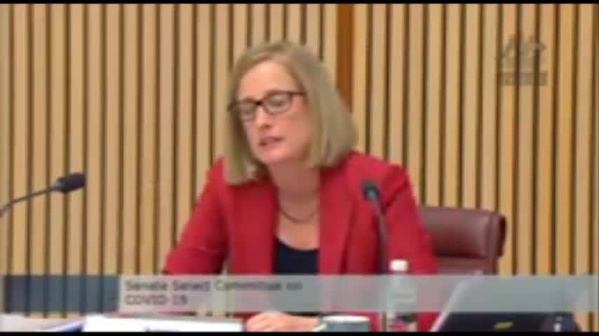 Not able to provide briefings - Australian Parliament - 20 April 2021 COVID-19 Hearing