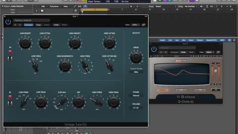 Pultec Vintage EQ Curves, Waves Q-Clone