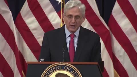 AG Merrick Garland Says Those Fighting For "Superiority Of The White Race" America's Biggest Threat