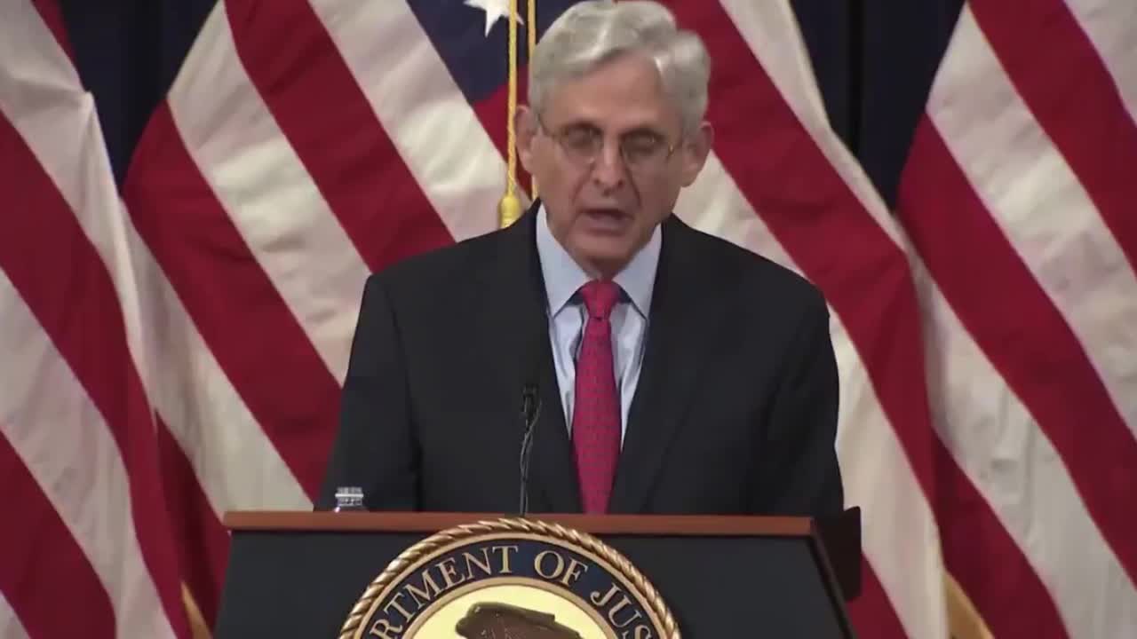AG Merrick Garland Says Those Fighting For "Superiority Of The White Race" America's Biggest Threat