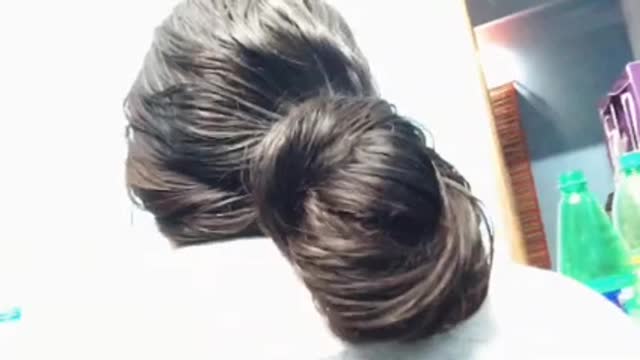 Loose bun